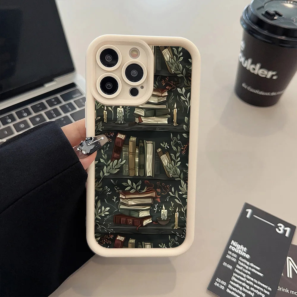 Book Shelf Pattern Phone Case