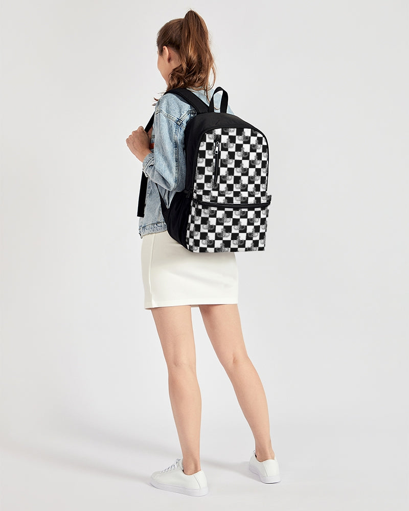 Print On Demand - Duo-Zip Backpack - "EOD Checkered Flag"