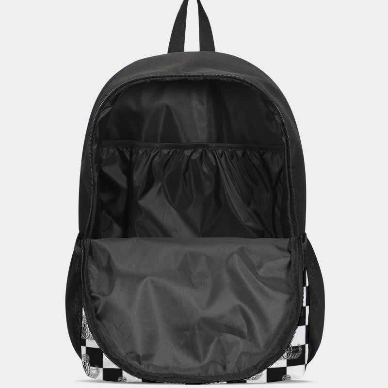 Print On Demand - Duo-Zip Backpack - "EOD Checkered Flag"