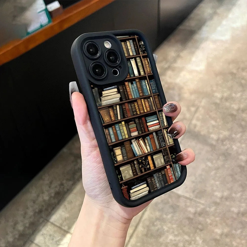 Book Shelf Pattern Phone Case