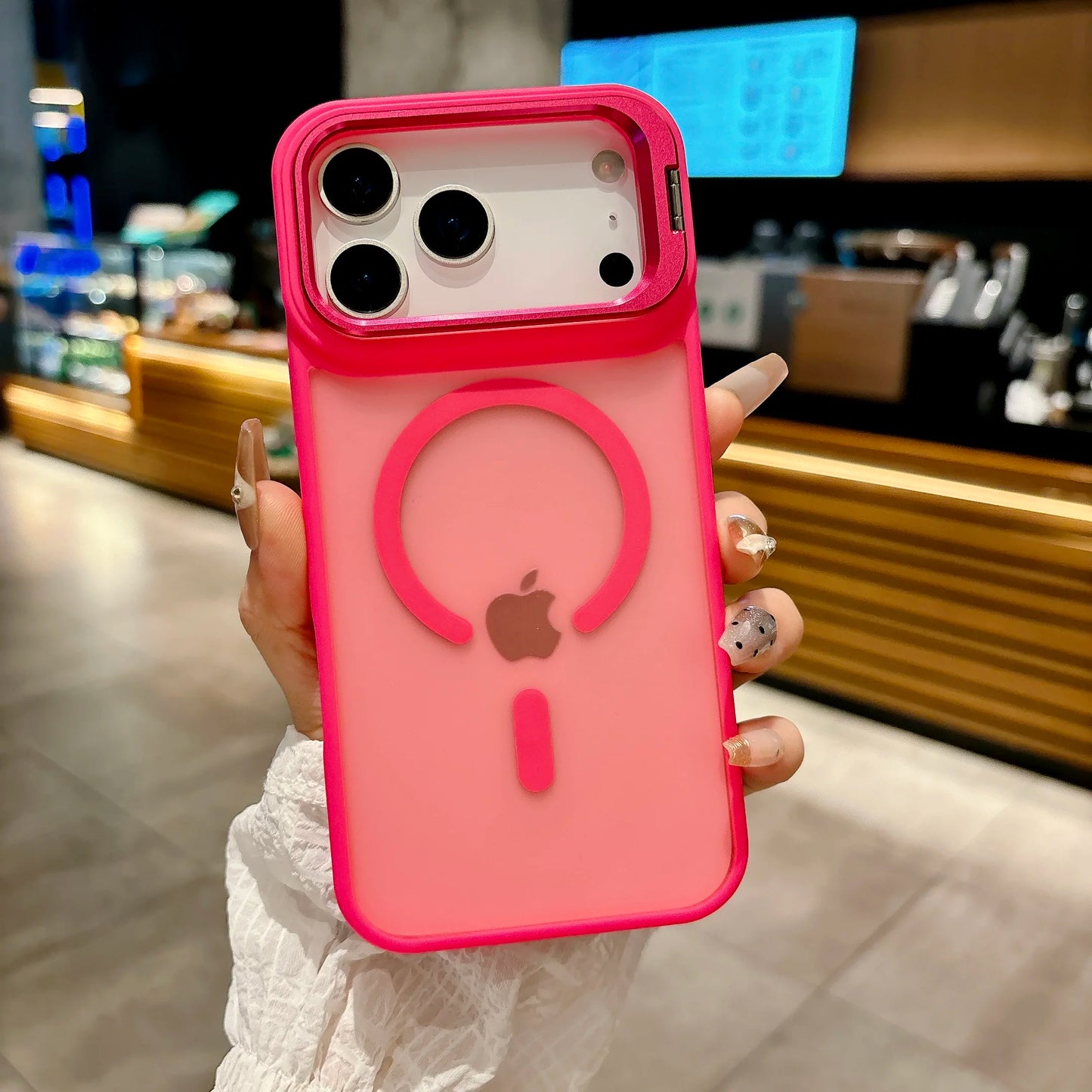 Matte Translucent Magnetic Case for iPhone