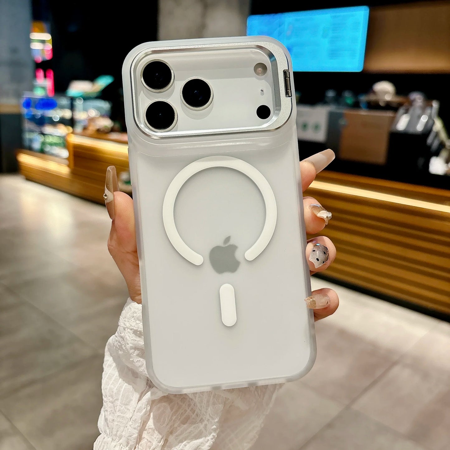 Matte Translucent Magnetic Case for iPhone