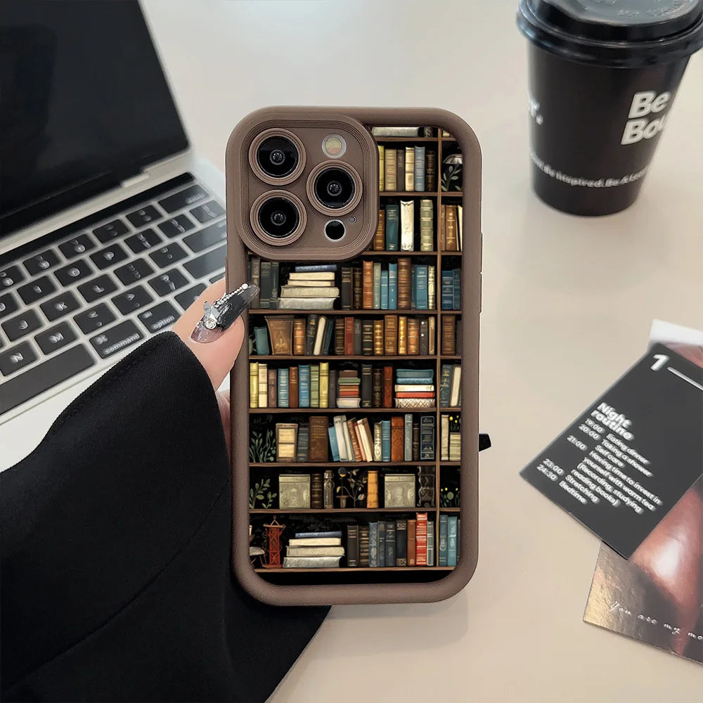 Book Shelf Pattern Phone Case