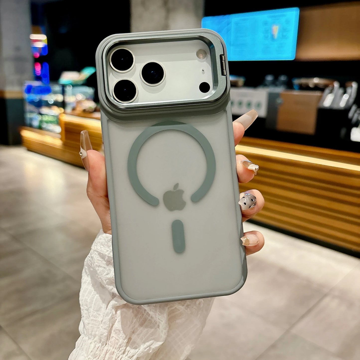 Matte Translucent Magnetic Case for iPhone