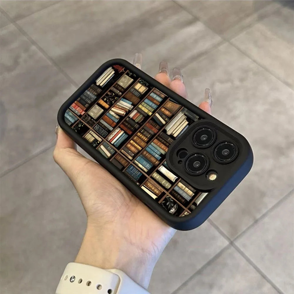 Book Shelf Pattern Phone Case