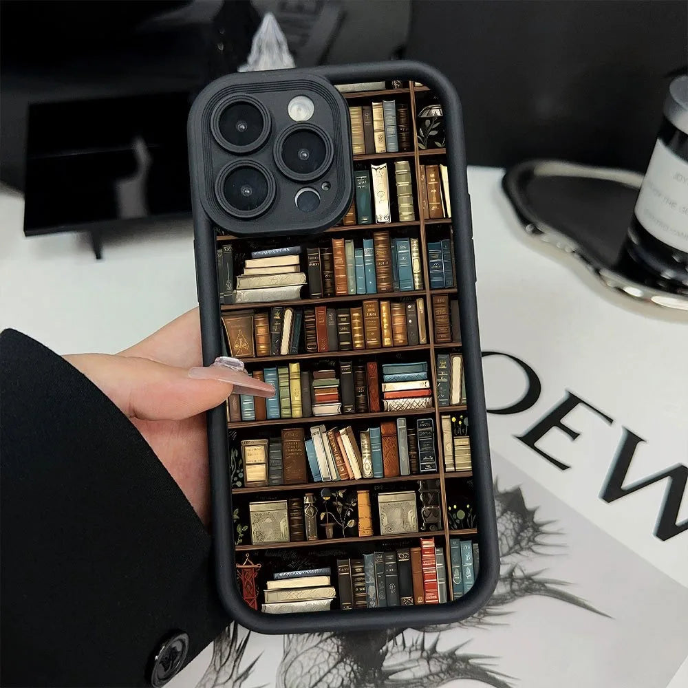 Book Shelf Pattern Phone Case