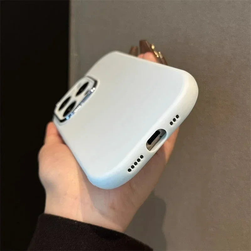 Cute Soft Silicone Candy Color Phone Case