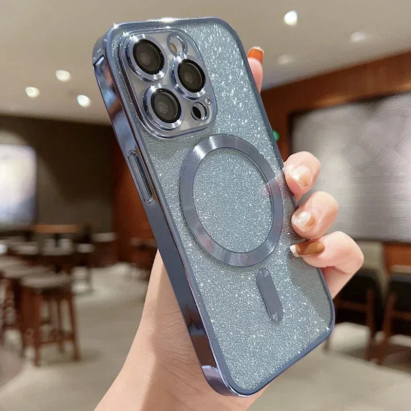 Electroplate Glitter Magsafe Phone Case