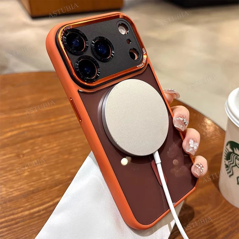 Magnetic Clear Bumper Case for iPhone